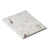 Vintage White Painted Wood Notizblock (angewinkelt)