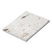 Vintage White Painted Wood Notizblock (Rotiert)