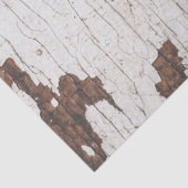 Vintage White Painted Wood Seidenpapier (Detail)