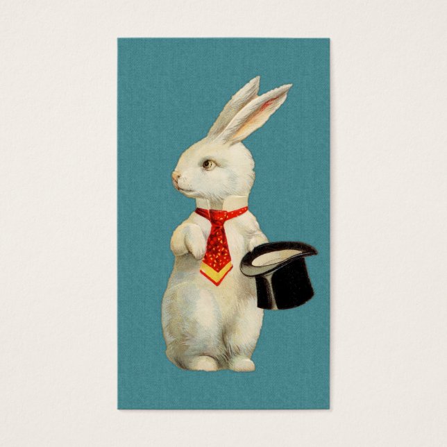 Vintage White Rabbit (Vorderseite)