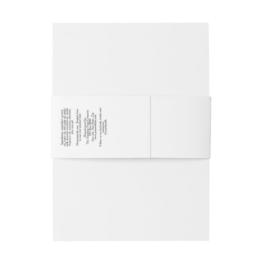 Vintage White Soap Band (Rückseitenbeispiel)