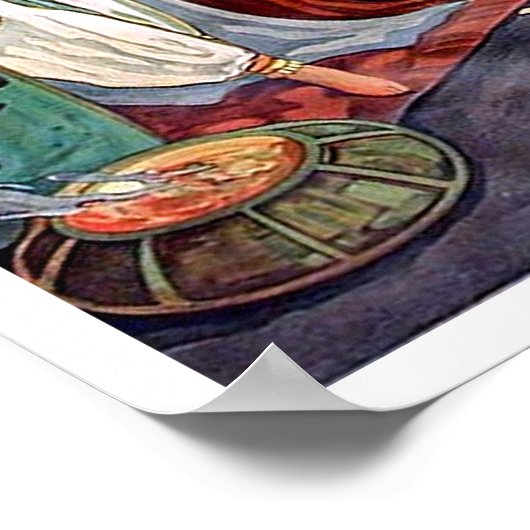 Vintage, White Star Line Poster (Ecke)