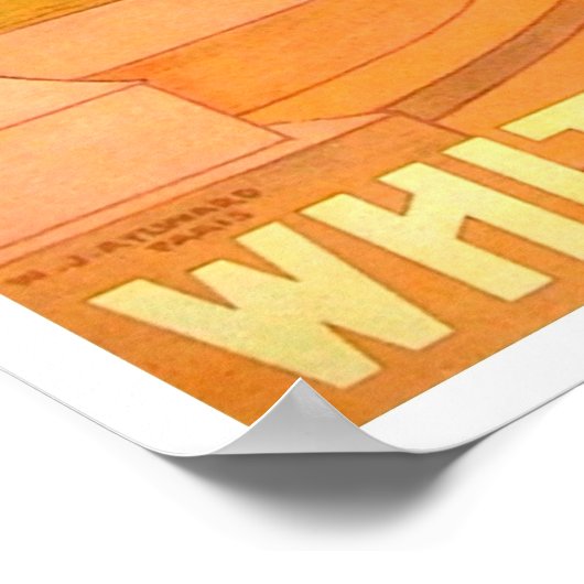 Vintage, White Star Line Poster (Ecke)