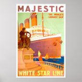 Vintage, White Star Line Poster (Vorne)
