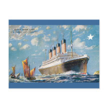 Vintage White Star Olympic Schiff