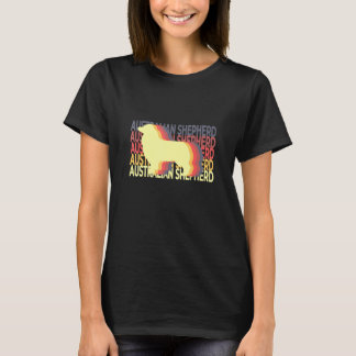 Vintage Wiederholung der australischen Schepherd T-Shirt