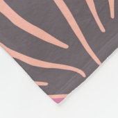 Vintage Wiederholung nahtlos mit Feigen. Fleecedecke (Ecke)