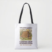 Vintage Wiedersehen-Camping-Crew Tasche (Vorderseite)