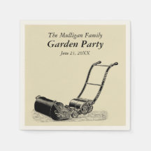 Vintage Wiedersehen Garden Party Napkins