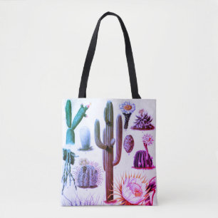 Vintage wiederverwendbare Tasche des Kaktus-