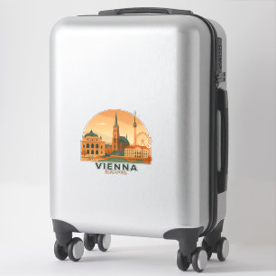 Vintage Wien Österreich Aufkleber – Retro Reise St