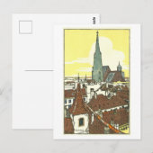 Vintage Wiener Stefanskirche Postkarte (Vorne/Hinten)