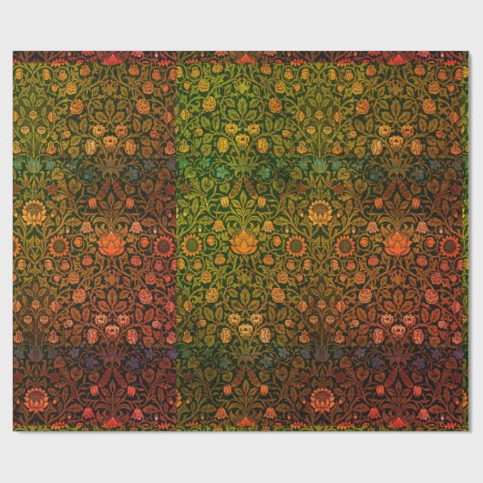 Vintage Wiesen Geschenkpapier (Flach)