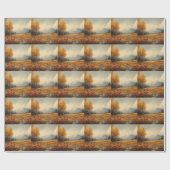 Vintage Wiesenpaare Geschenkpapier (Flach)