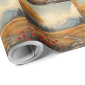 Vintage Wiesenpaare Geschenkpapier (Rolleneckpunkt)