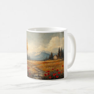 Vintage Wiesenpaare Kaffeetasse