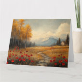 Vintage Wiesenpaare Karte (Vorderseite)