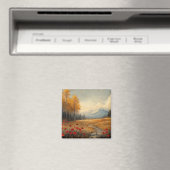 Vintage Wiesenpaare Magnet (In Situ (Geschirrspüler))