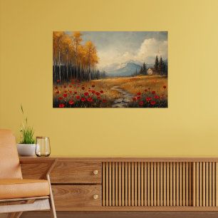 Vintage Wiesenpaare Poster