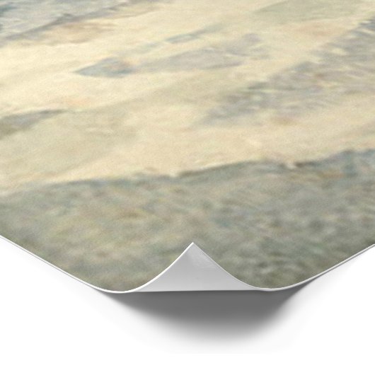 Vintage Wikingermalerei (1873) Poster (Ecke)