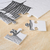 Vintage Wikingermarineschiffs-Geschichte und Puzzle (Seite)