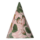 Vintage wild lebende Rose: Blumenhintergrund Partyhütchen (Rechts)