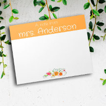 Vintage Wildblume Aquarellgelber Lehrer