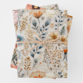 Vintage Wildblume Geschenkpapier Set (Beispiel)