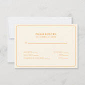 Vintage Wildblume Pink Poppy Wedding RSVP (Rückseite)