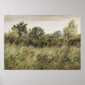 Vintage Wildblume Poster (Vorne)