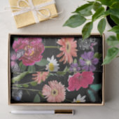 Vintage Wildblume Schmetterlingshandschrift Seidenpapier (Geschenk)