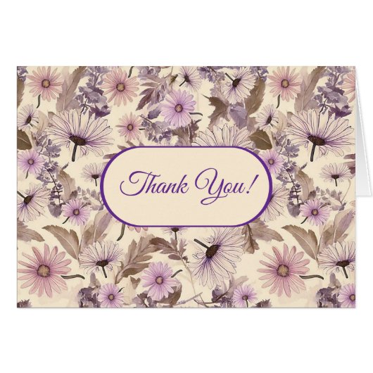 Vintage Wildblumen (Vorderseite (Horizontal))