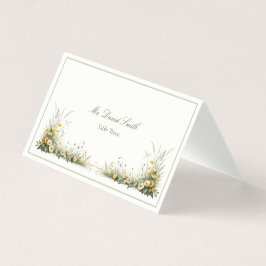 Vintage Wildblumen Benutzerdefinierte Tischnummern