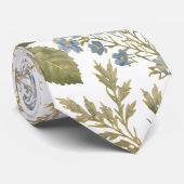 Vintage-Wildblumen-Botanik-Muster Krawatte (Gerollt)