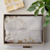 Vintage Wildblumen & Bücher Seidenpapier (Geschenk)
