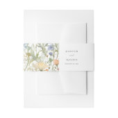 Vintage Wildblumen Einladungsbanderole (Vorderseite Beispiel)