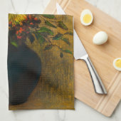 Vintage Wildblumen Geschirrtuch (Viertel Falte)