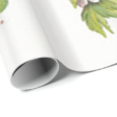 Vintage Wildblumen-Lilie des Tales mit Blumen Geschenkpapier (Rolleneckpunkt)