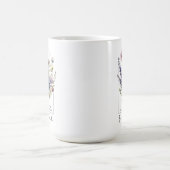 Vintage-Wildblumen mit Zitat - Sei freundlich Kaffeetasse (Mittel)