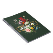 Vintage Wildblumen Notizblock (Rechte Seite)