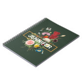 Vintage Wildblumen Notizblock (Linke Seite)