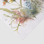 Vintage Wildblumen Seidenpapier (Ausschnitt)