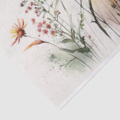 Vintage Wildblumen Seidenpapier (Ausschnitt)