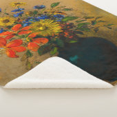 Vintage Wildblumen Sherpadecke (3/4)