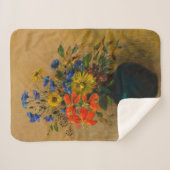 Vintage Wildblumen Sherpadecke (Vorderseite (Horizontal))