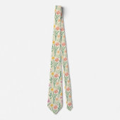 Vintage-Wildblumen-Skizze (10) Krawatte (Vorderseite)