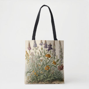 Vintage Wildblumen Tasche