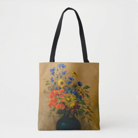 Vintage Wildblumen Tasche (Vorderseite)