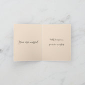 Vintage Wildblumen werden bald gut Karte (Innenseite)