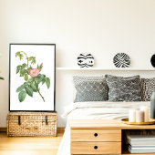 Vintage Wilde Rose Botanische Kunstdruckplakate Poster